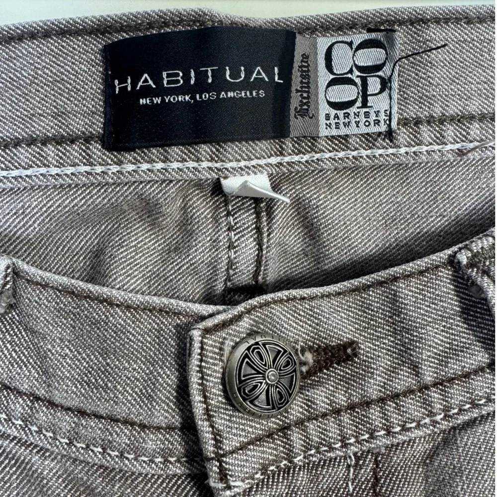 Habitual‎ CO-OP Barneys Womens Denim 24 Low Rise Bootcut Tan Brown